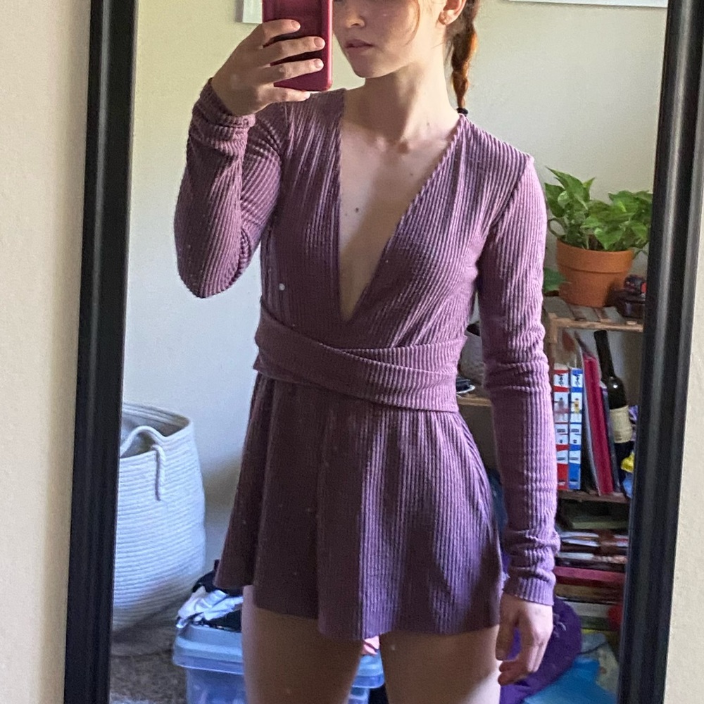 purple romper